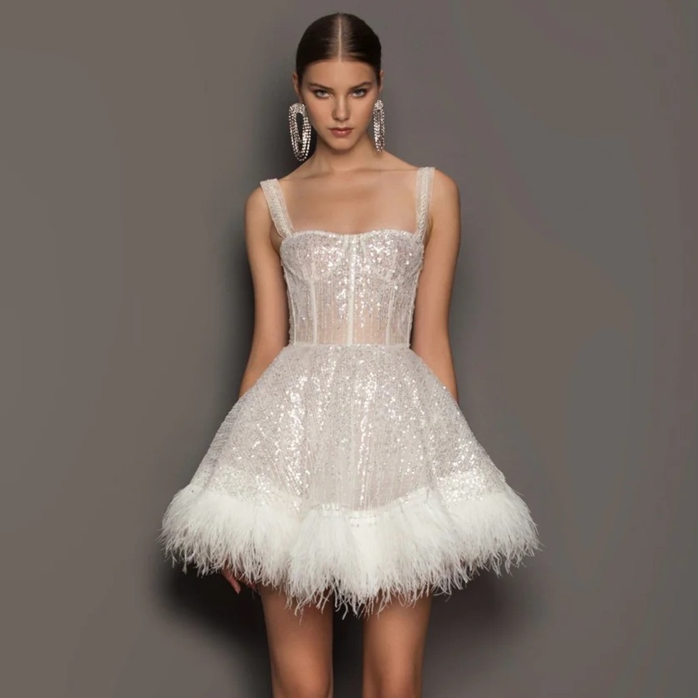 Bronx and Banco Mademoiselle Bridal Mini Dress
